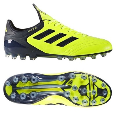 Adidas Copa 17.1 AG Herren Größe 7 Leder Fußballschuhe Kunstrasen gelb