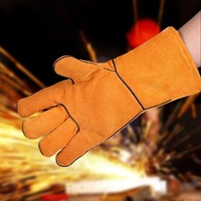 Wood Burning Stove Gloves Heat Proof Mitt Log Burner Fire Woodburners Oven