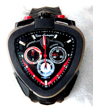 NEW  Men's  Rare   * LAMBORGHINI *   Swiss Made Watch ; NEW with TAG's & BOX etc