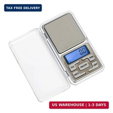 Digital Pocket Scale, 500g x 0.01g Precision, LCD Display with Backlight, Jewelr