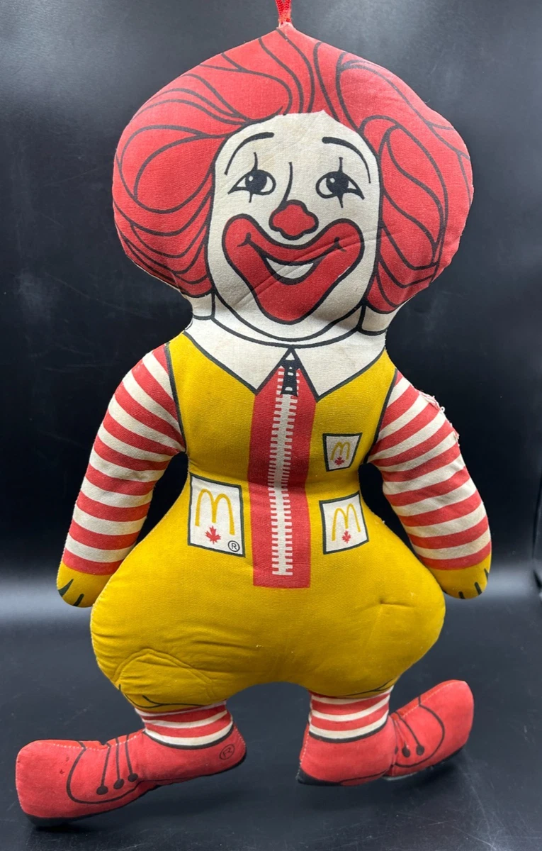 ぬいぐるみ 1978s Vintage Ronald McDonald 21\" Doll VINTAGE 1978 RONALD MCDONALD 21