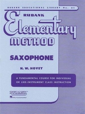 Rubank Elementary Method - Saxophone Book [Softcover] Saxophone Rubank Publicati