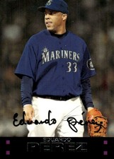 Eduardo Perez 2007 Topps #161 Mariners MLB READ FREE SHIPPING AutographDen