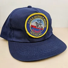 Vintage CCGS Canadian Coast Guard Ships Ice Breaker Trucker Hat Snapback Cap