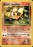 Pokemon Gym Heroes #035/132 Blaine's Growlithe Uncommon Moderately played