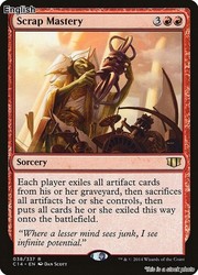 Scrap Mastery #38 Commander 2014 Rare MTG