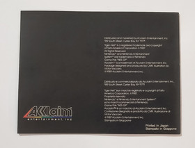 NNINTENDO NES INSTRUCCIONES TIGER-HELI