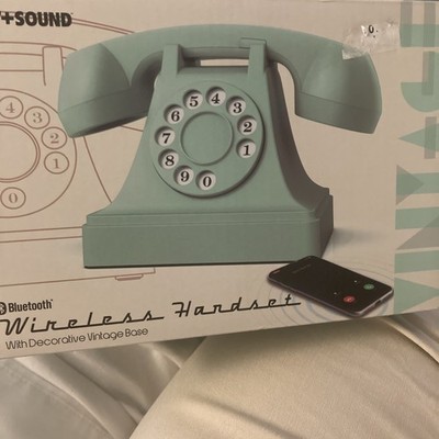 ThrowBack Art +Sound  Retro Wireless Phone Speaker  Bluetooth Rotary Style NIB
