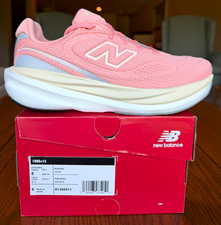 Women s 8 New Balance 1080v15 Running Sneaker Low Top Lace Up Mesh Pink Beige