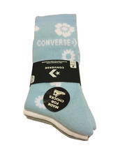 Converse Half Cushion Crew Socks Multi 3 Pairs Women's Size 4-10 NEW