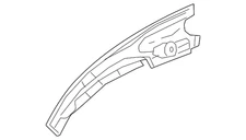 Genuine Honda Upper Outer Rail 60714-TLA-315ZZ