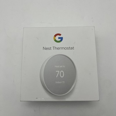 Google Nest Smart Thermostat, Snow (No screw )