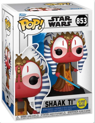 FUNKO POP STAR WARS:SWAS2 - SHAAK TI - GLOW IN THE DARK NEU 853
