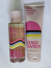 Pink By Victoria's Secret Coco Sands SET Fragrance Mist  Body Lotion