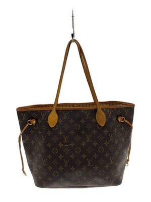 LOUIS VUITTON Tote Bag 1 Neverfull MM Monogram Canvas BRW PVC Total Pattern