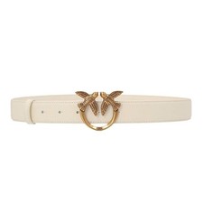 Moda Cintura PINKO LOVE BERRY Donna Pelle M Bianco - 100125-A0F1-Z14Q-M