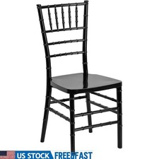 Resin Chiavari Chair Stacking Ballroom Event Chair Weddings Banquets Decor New