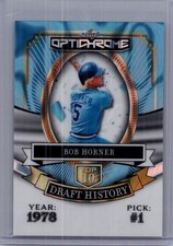 Bob Horner 2025 Leaf Optichrome Baseball 1/1 Pre Production Proof