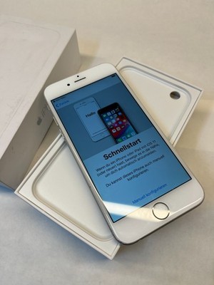 Bastlerware-Apple iPhone 6 Silver 64 GB Smartphone iOS ohne Simlock mit Zubehör