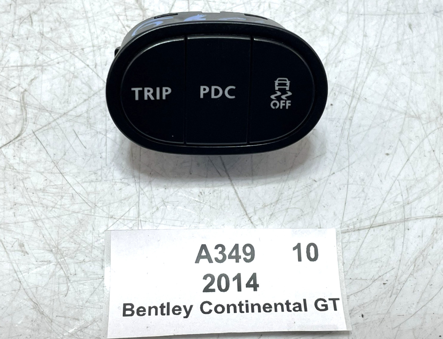 ✅ 2003-2018 OEM Bentley Continental GT GTC Trip PDC ESC Control Switch Button