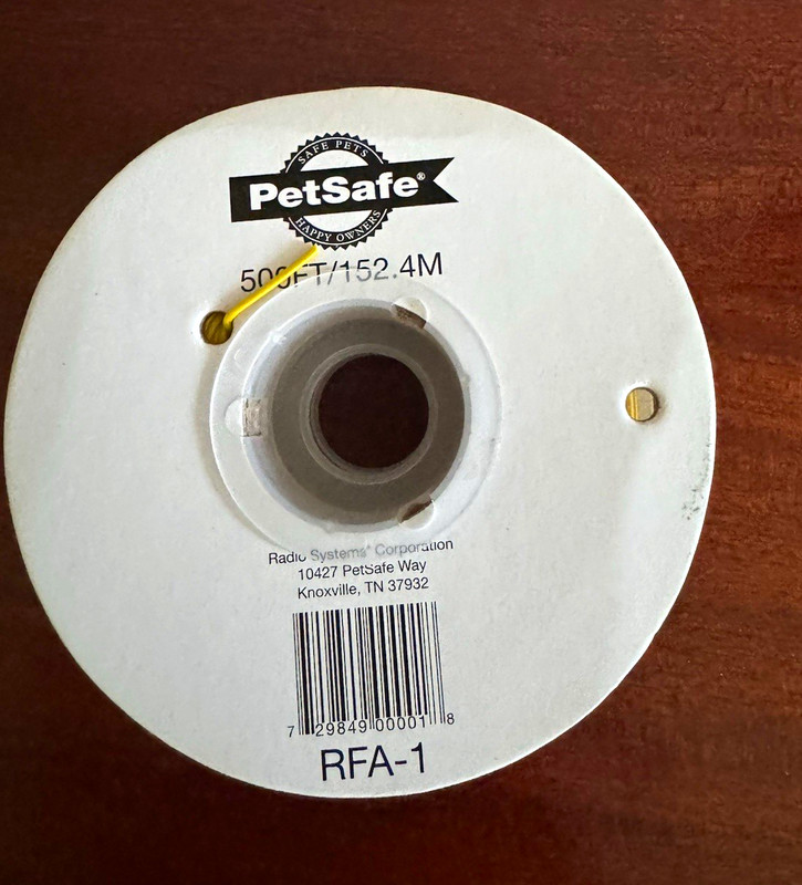 PetSafe RFA-1 500 ft Solid Copper Yellow Boundary Wire Spool for Pet Containment