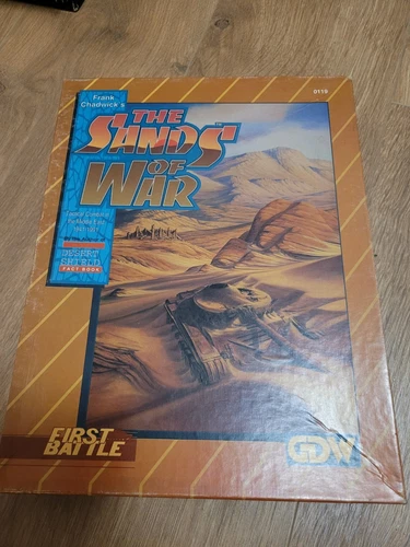 GDW Board Game - Wargame Sands of War First Battle Box Game