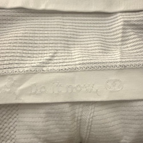 Lululemon Run Swiftly Tech Manica Corta Donna 12 Bianco Ultra Viola Elasticizzato Palestra - Foto 5 di 6