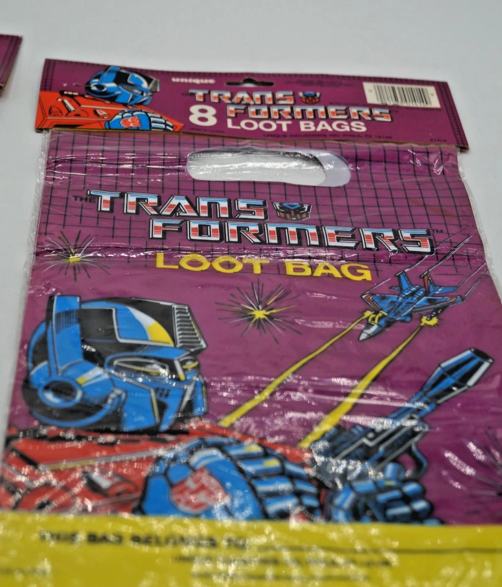 Sac De Sport Vintage Transformers G1 1984 Hasbro - Sac à Dos Transformable