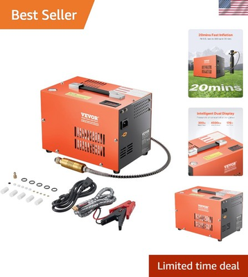 #ad #ad 4500PSI 30Mpa with Built in Converter amp; Fan Cooling System DC12V AC120V Manu... $255.99