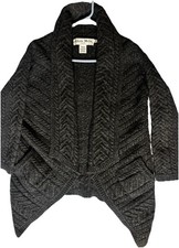 Aran Mor Irish Wool Cable Knit Sweater Medium Vintage Made in Ireland