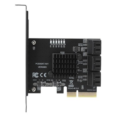 Expansion Card PCIE To 6Port 3.0 Hard Disk 6G PCIE3.0 GEN3 4X Interface WT