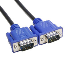 1.5M VGA Male-to-Male Cable for PC, Monitor, Projector  Display Screens