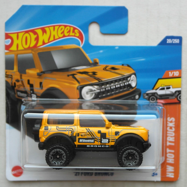 Hot Wheels 2021 Ford Bronco Melonengelb Neu/Ovp GeläNdewagen Hw Mattel Auto ´21-image