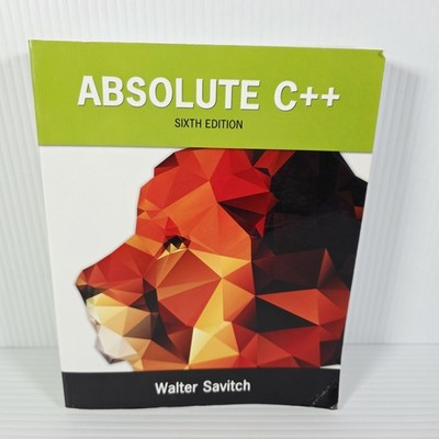Absolute C++ - Paperback, by Savitch Walter; Mock Kenrick - Very Good