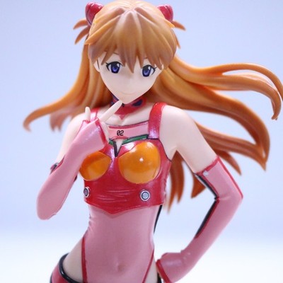 Evangelion Racing Asuka & Mari & Rei Premium RQ Figure Race Queen