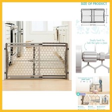 Regalo Safety 28"-42" Extra Wide Expandable Baby Gate for Doorways Bottom of S