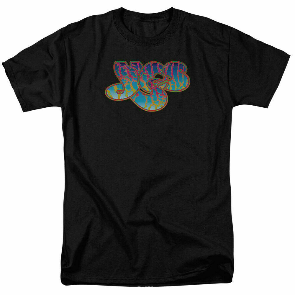 Yes Logo T Shirt Licensed Classic Rock Band Music