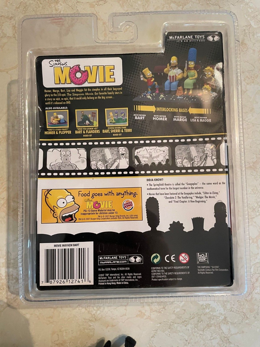 McFarlane Toys The Simpsons Movie: Movie Mayhem Bart Figure With