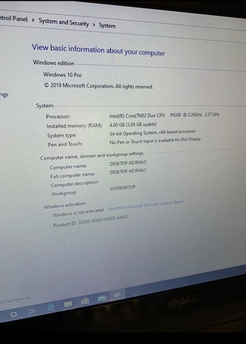 Dell Latitude E4300 13.3" WIFI Laptop 128 SSD 4 Gb Ram Win10 - Picture 6 of 12