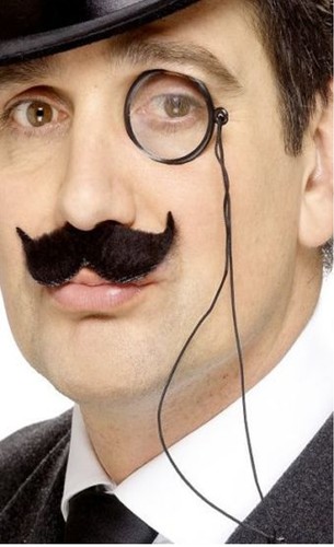 Unisex Self Adhesive Moustaches and beard Fake Mustache Set Fancy Dress 18Styles - Picture 2 of 19