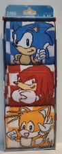 Sonic The Hedgehog Classic Men's 3 Pair Crew Socks Size 8-12 BioWorld BRAND NEW