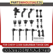 Idler Arm Pitman Arm & Sway Bar Link & Tie Rod End Ball Joint for GMC Chevrolet