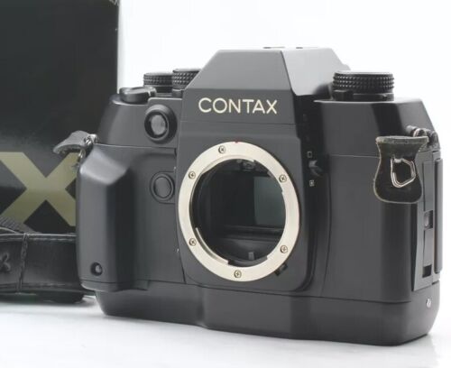 All Works [CLA'd Top MINT in Box] Contax AX SLR 35mm Film Camera Body From JAPAN - Afbeelding 1 van 13