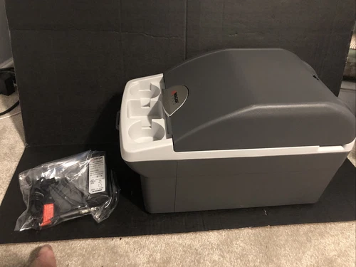 Portable Car Cooler Warmer Electric acdc Fridge Cans Food Truck Boat Storage 14L