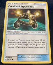 Carta Pokemon Sole e Luna ITA: CONDIVIDI ESPERIENZA 118/149 Non Comune