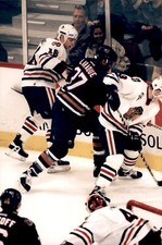 PF23 2001 Original Photo GEORGES LARAQUE EDMONTON OILERS NHL HOCKEY RIGHT WING