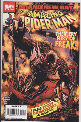 Amazing Spider-Man Issue #554 Comic Book. Vol 2. Direct Edition. Brand New Day