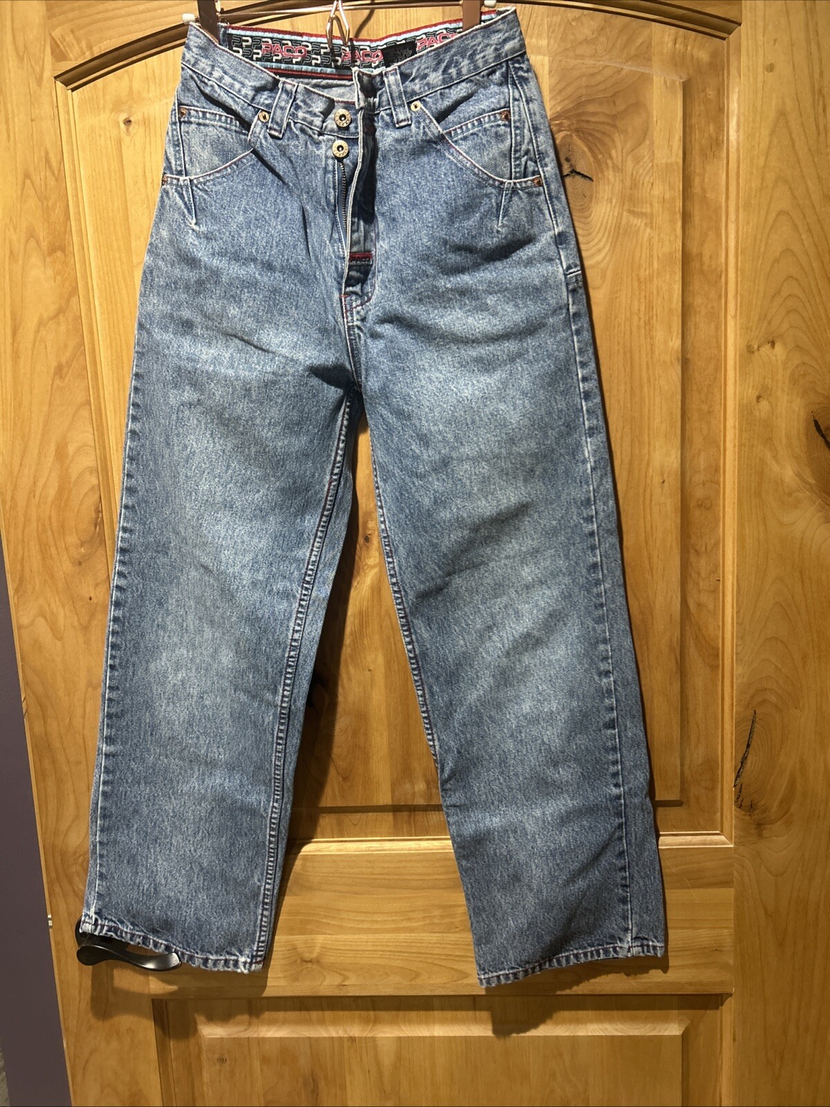 Paco Skating Jeans Baggy Y2K Size 14 28 Waist 39 L  27 In Seam 11 In Rise
