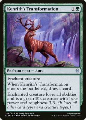 Kenrith's Transformation | NM | ENG | Eldraine MtG EDH Commander Green Removal