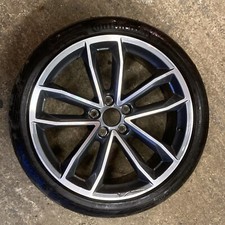 AUDI A4 S4 B9 A5 S-Line Diamond Cut Grey 8.5J x 19" ET37 Alloy Wheel 8W0601025DF